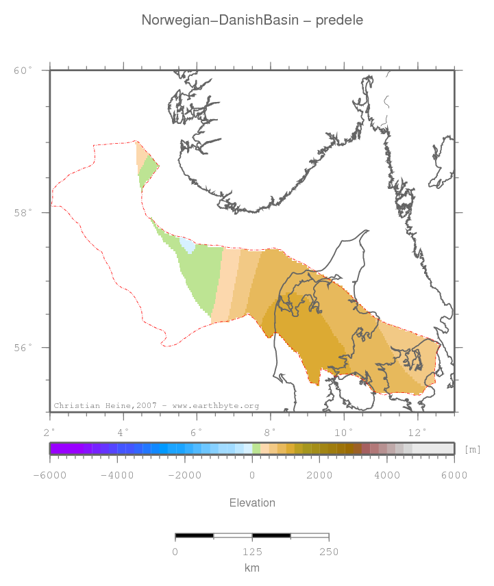 Norwegian-Danish Basin location map