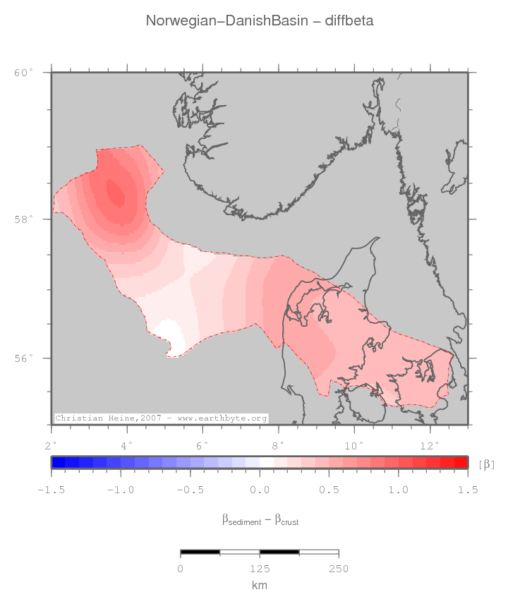 Norwegian-Danish Basin location map