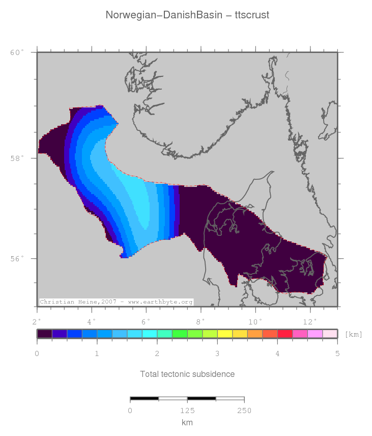 Norwegian-Danish Basin location map