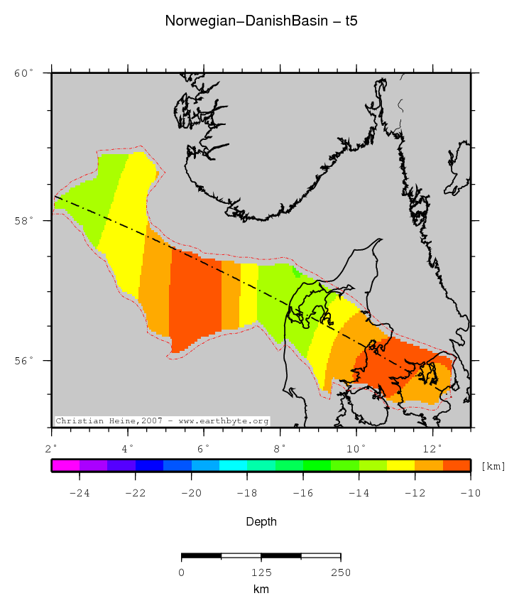 Norwegian-Danish Basin location map