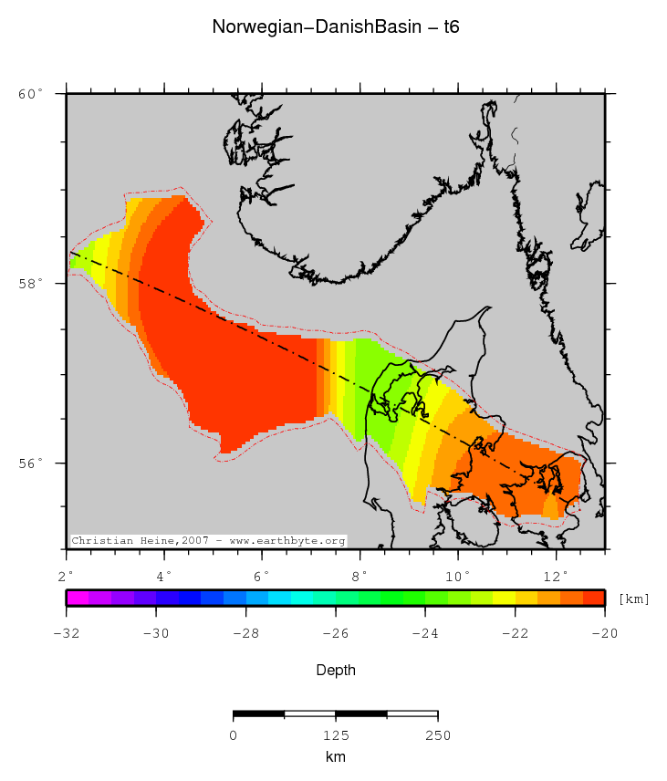 Norwegian-Danish Basin location map