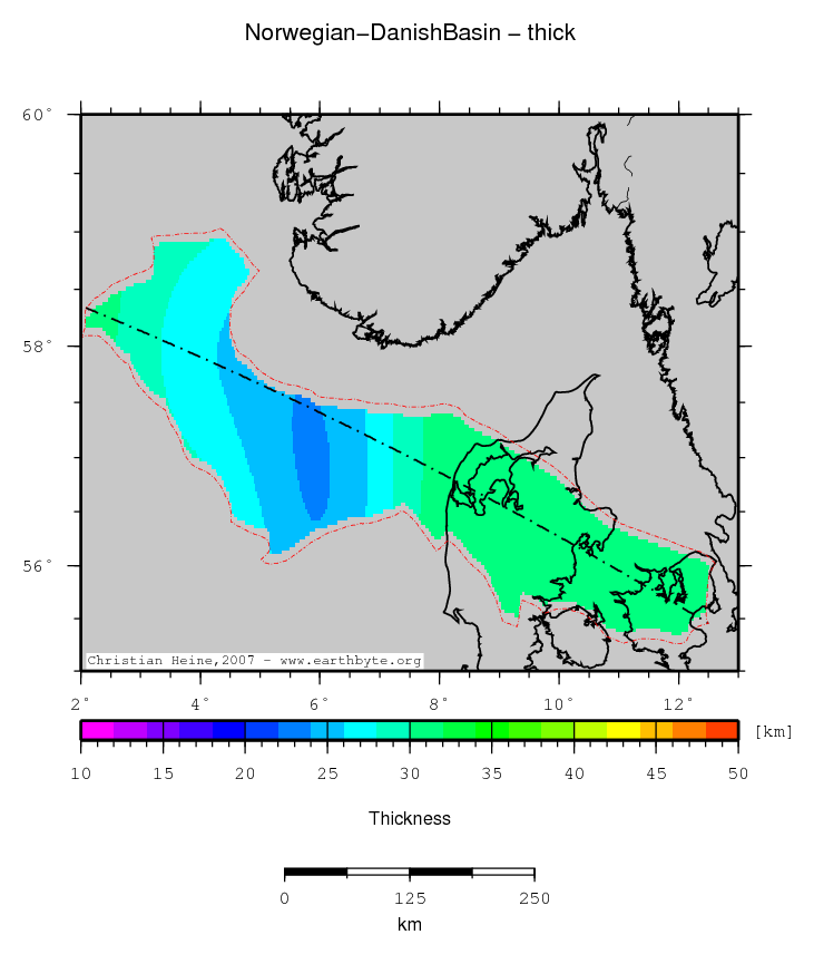 Norwegian-Danish Basin location map