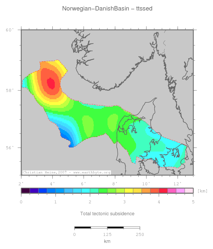 Norwegian-Danish Basin location map