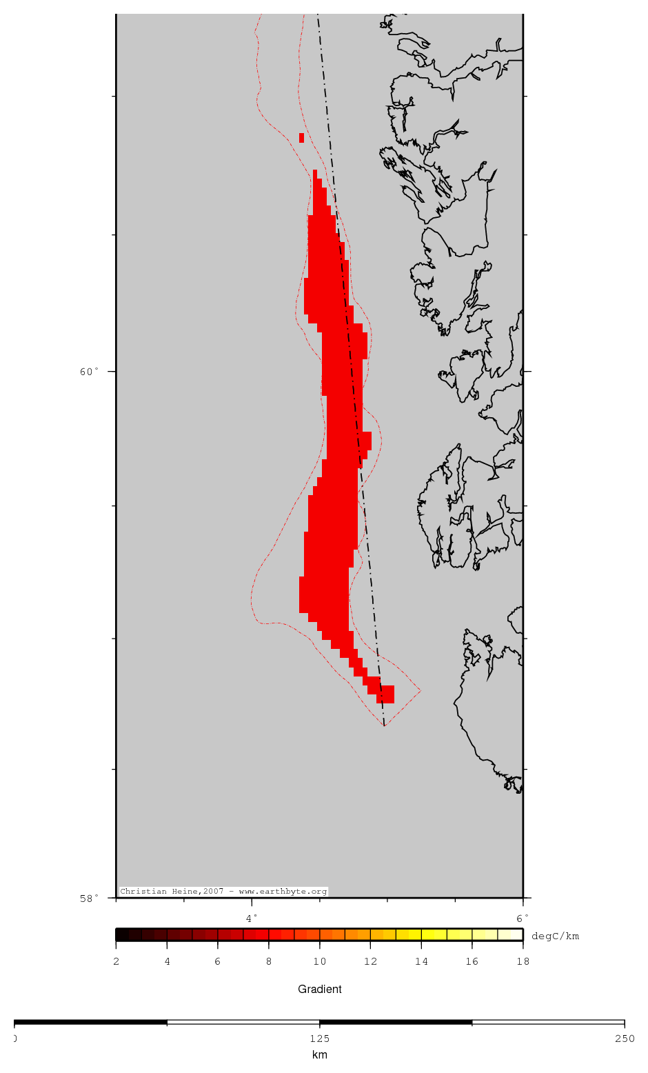 Oygarden Fault Zone location map