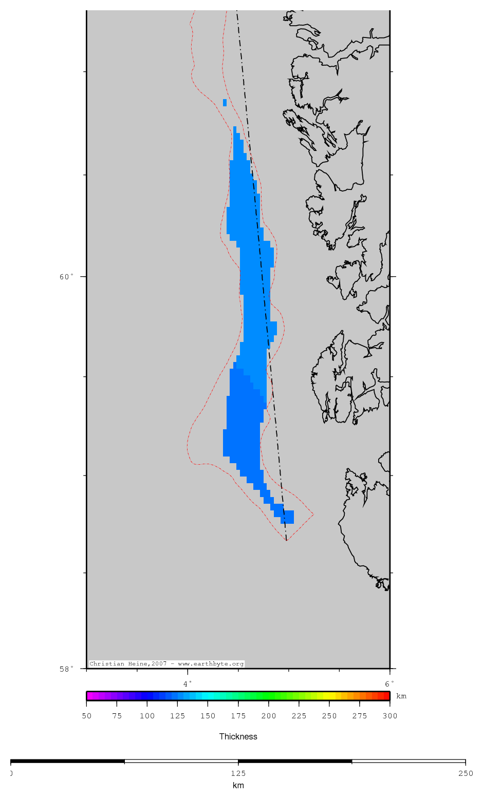 Oygarden Fault Zone location map