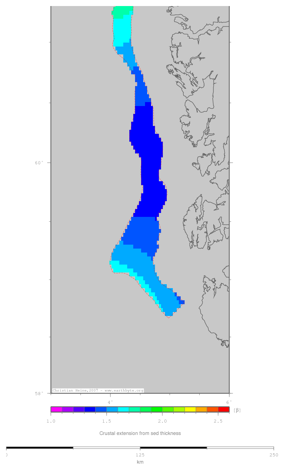 Oygarden Fault Zone location map