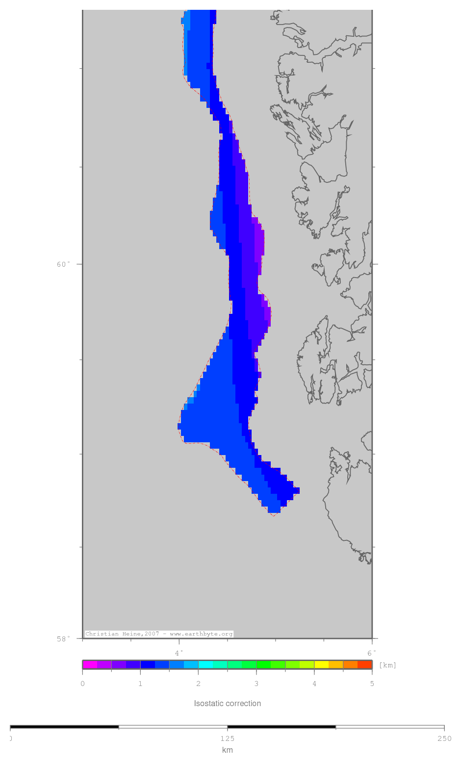 Oygarden Fault Zone location map