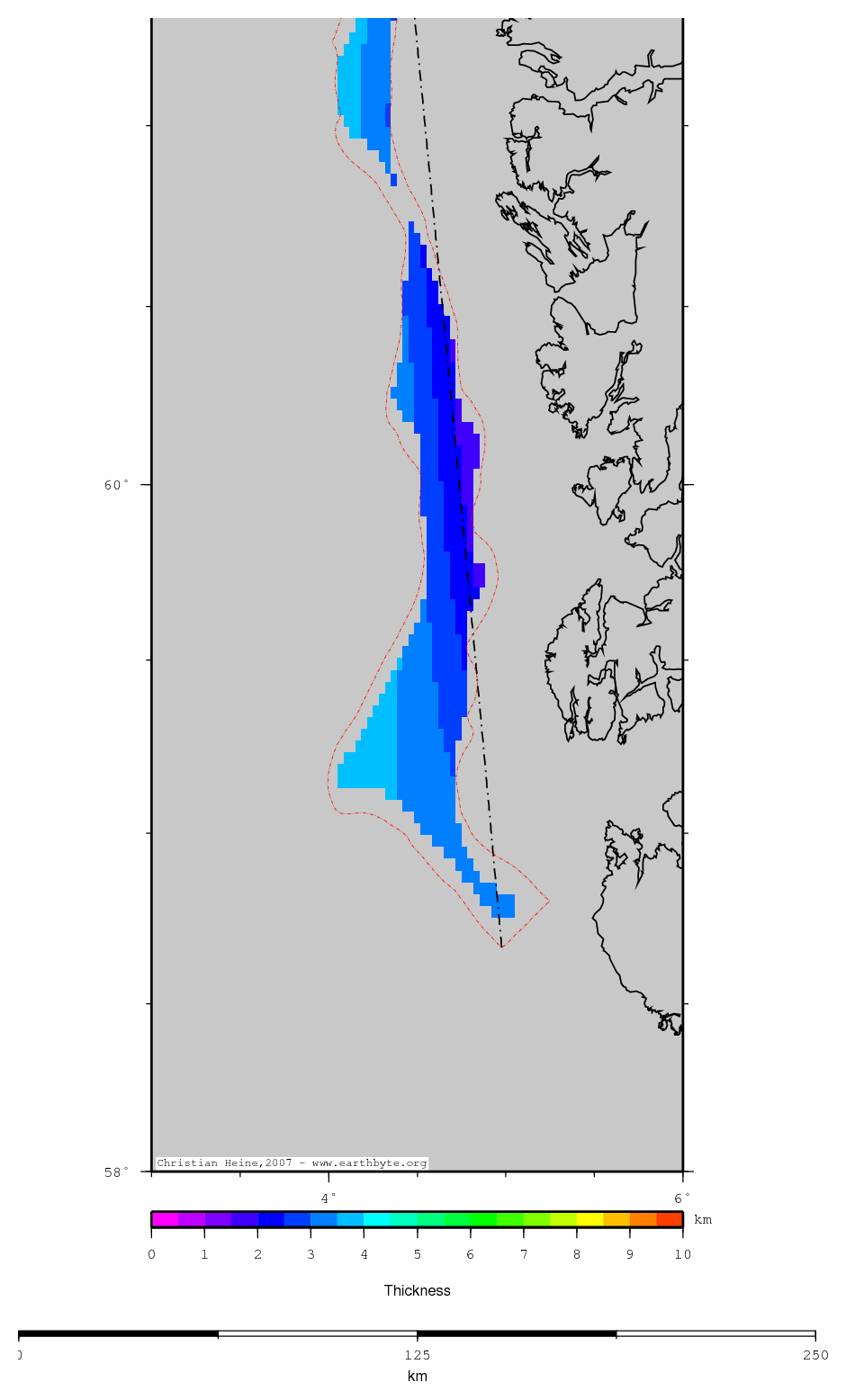 Oygarden Fault Zone location map