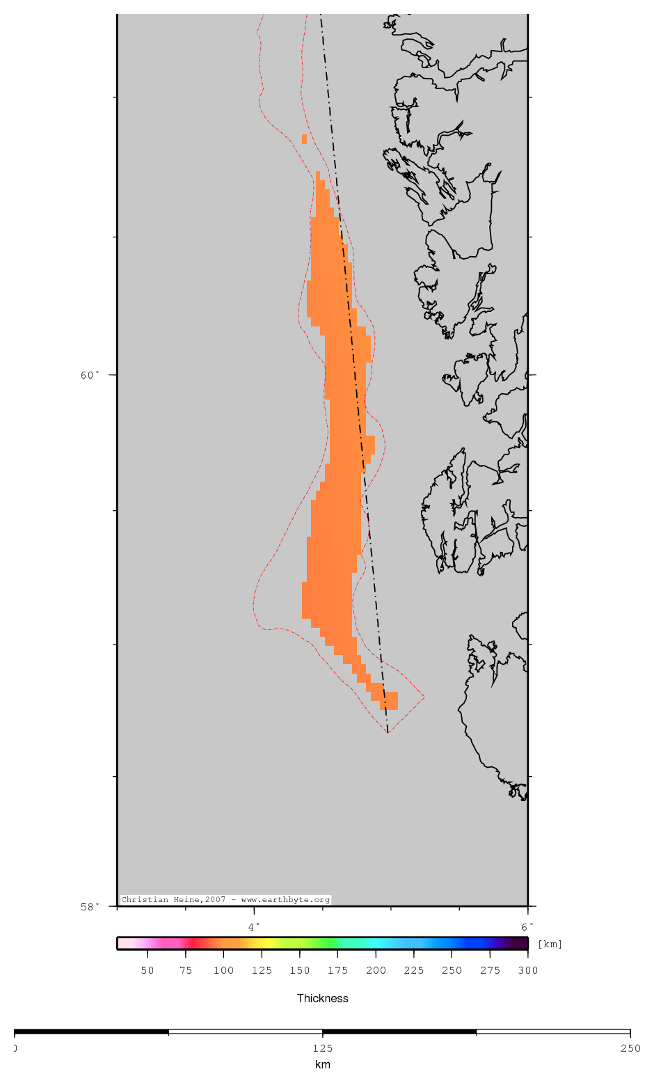 Oygarden Fault Zone location map