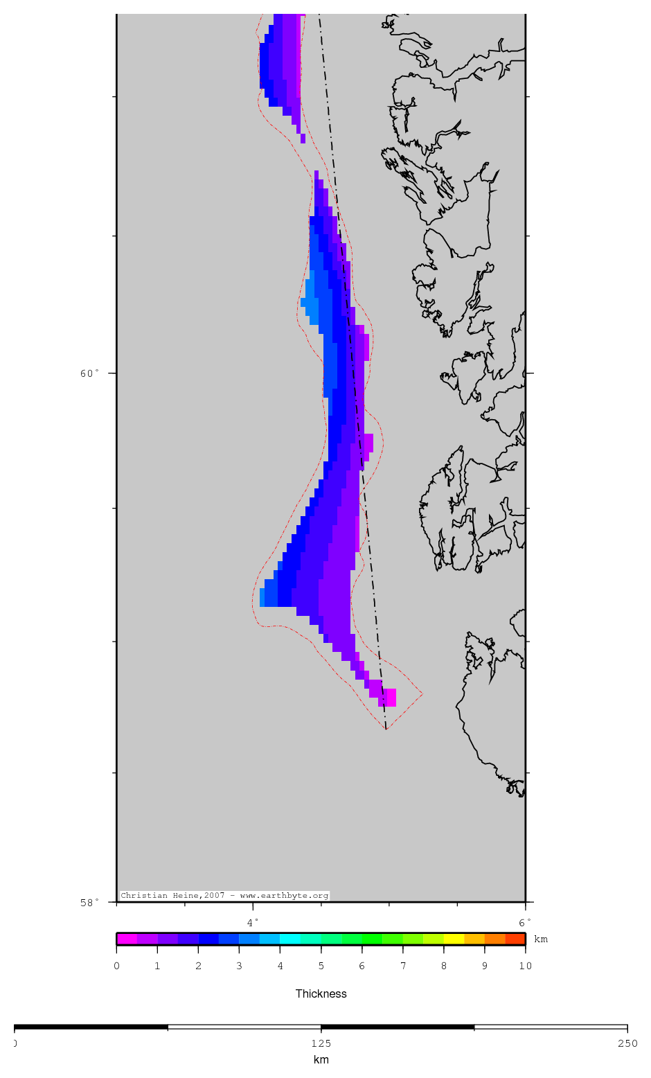 Oygarden Fault Zone location map