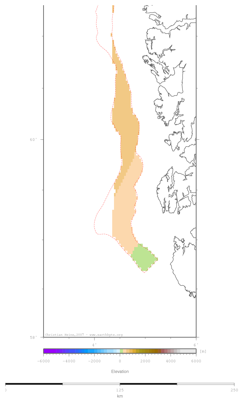 Oygarden Fault Zone location map