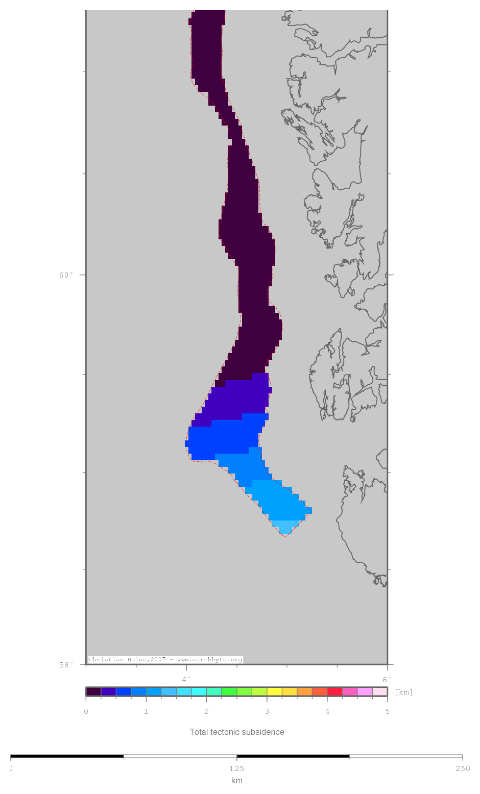 Oygarden Fault Zone location map