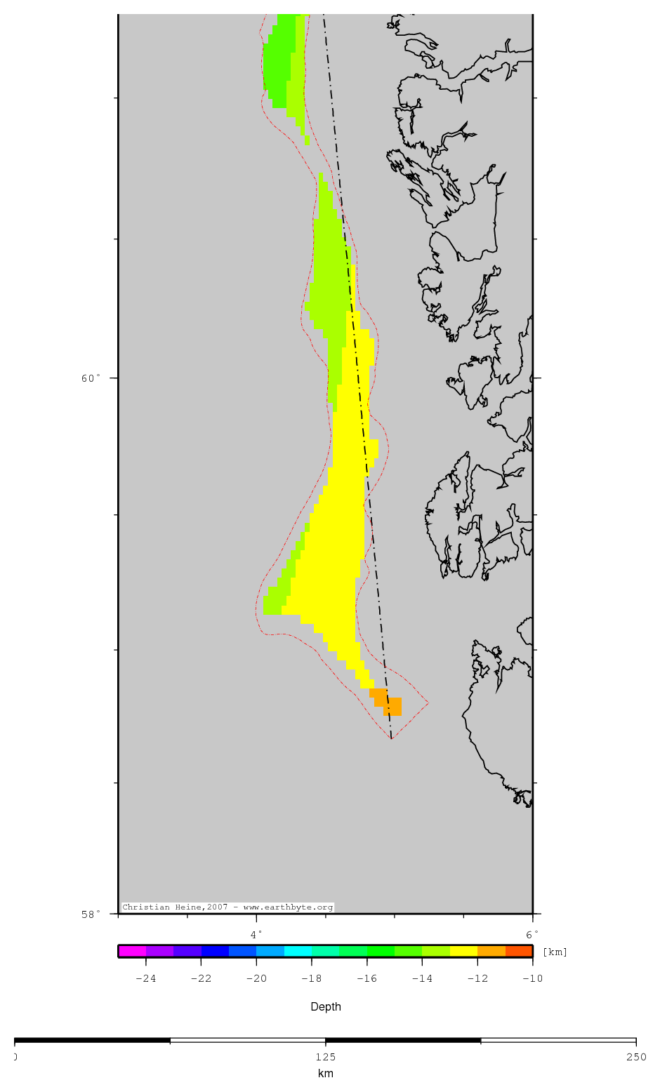 Oygarden Fault Zone location map