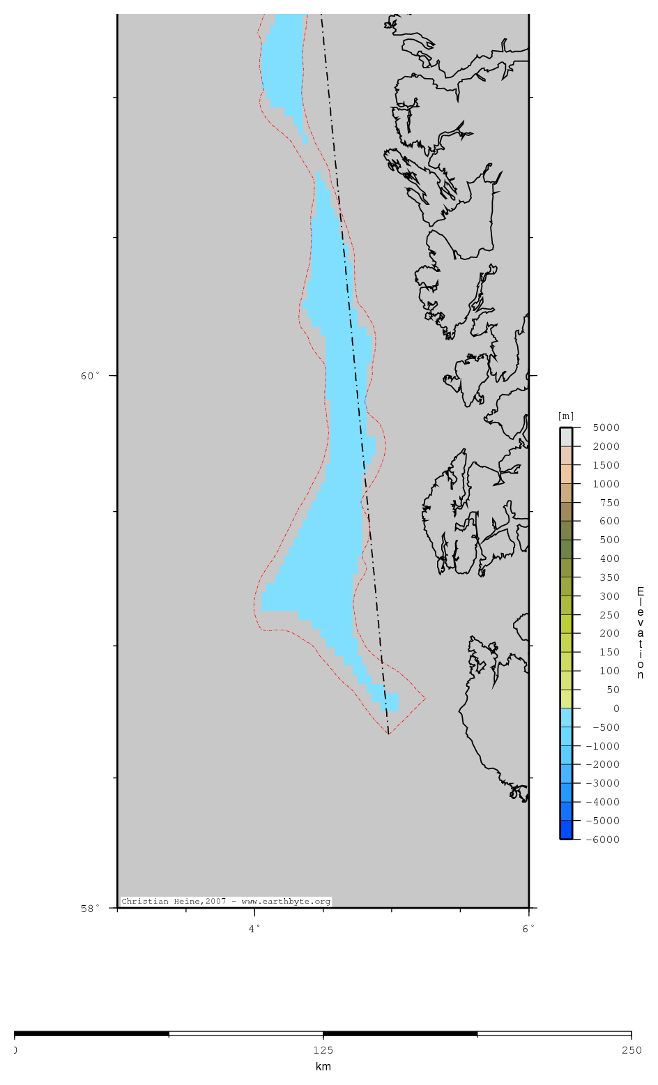 Oygarden Fault Zone location map