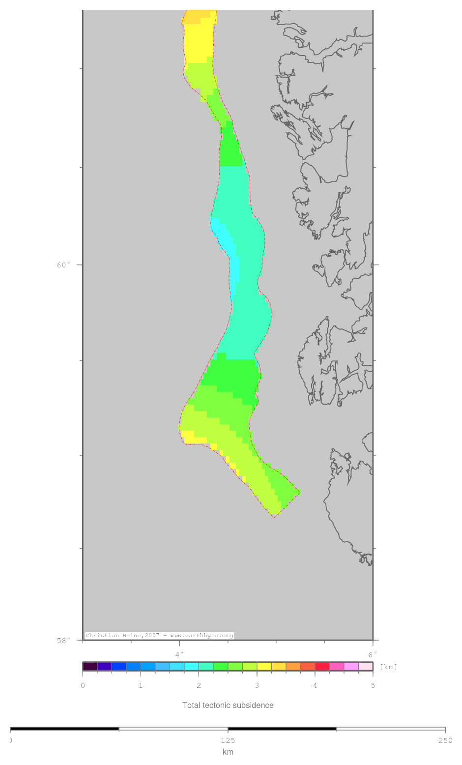 Oygarden Fault Zone location map