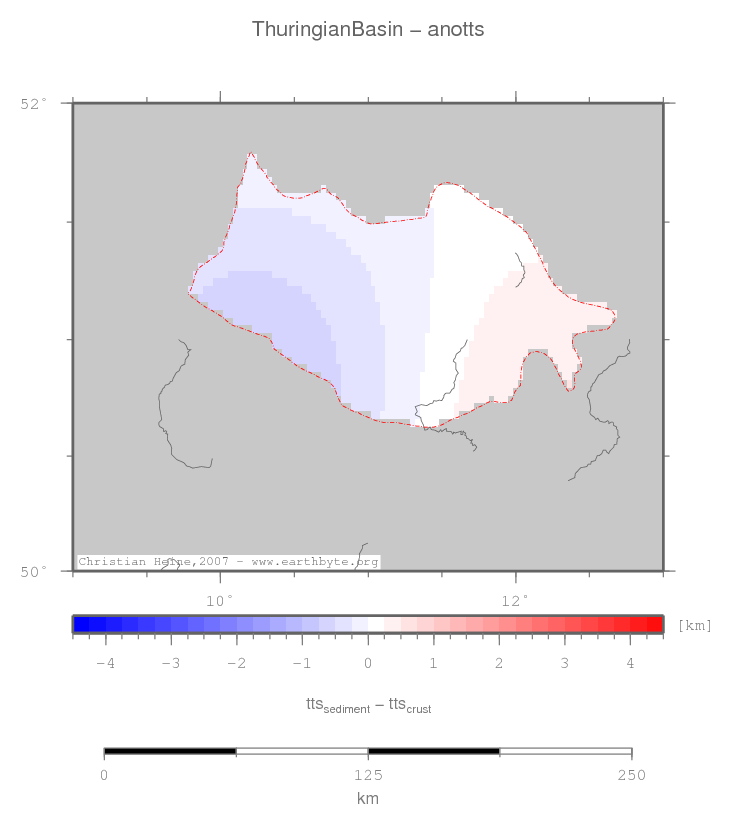 Thuringian Basin location map