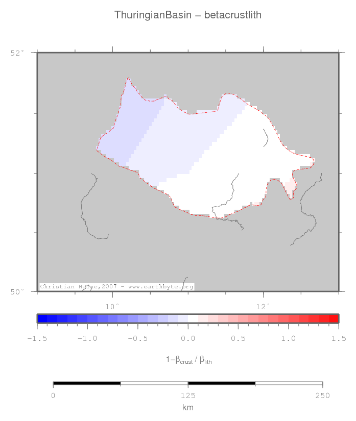 Thuringian Basin location map