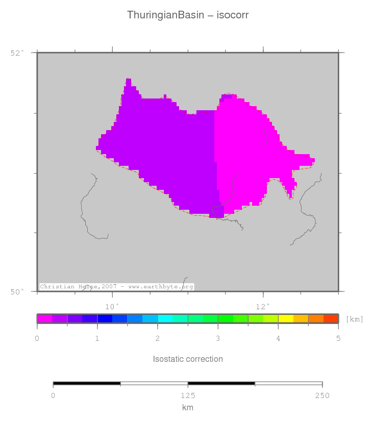 Thuringian Basin location map