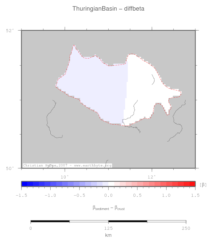 Thuringian Basin location map