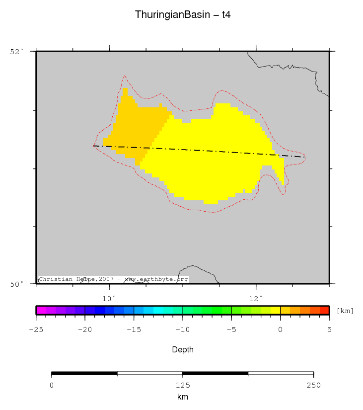 Thuringian Basin location map