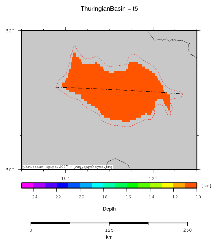 Thuringian Basin location map