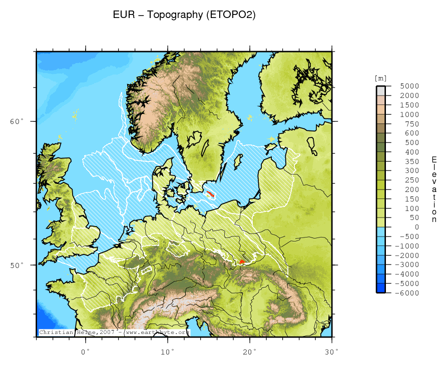 There is no grid with 2m resolution for this region available