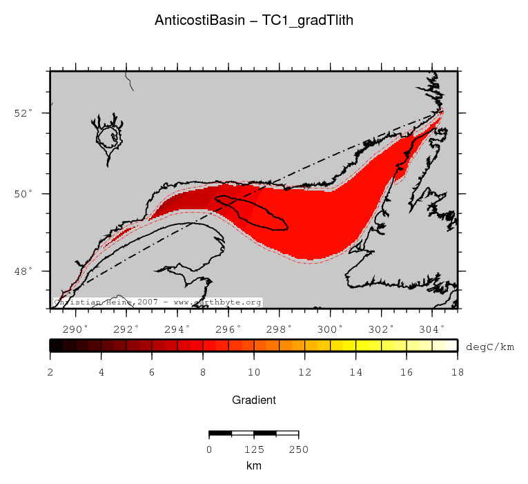 Anticosti Basin location map