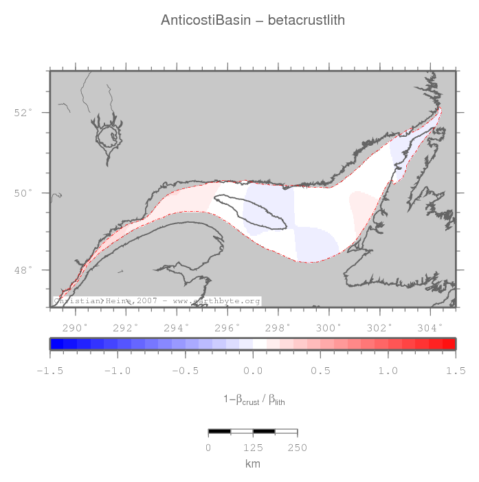 Anticosti Basin location map