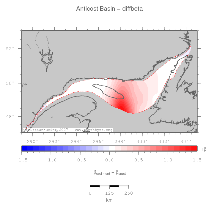 Anticosti Basin location map