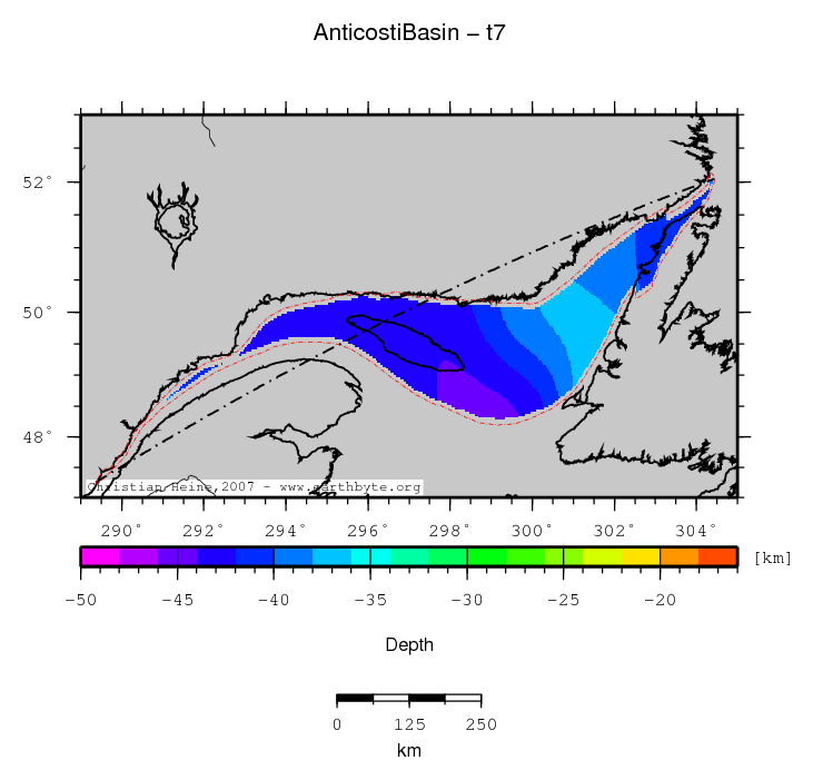 Anticosti Basin location map