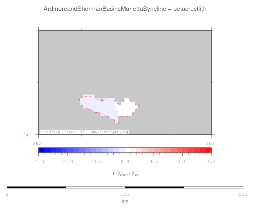 Ardmore and Sherman Basins/Marietta Syncline location map