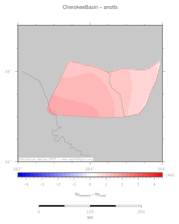 Cherokee Basin location map