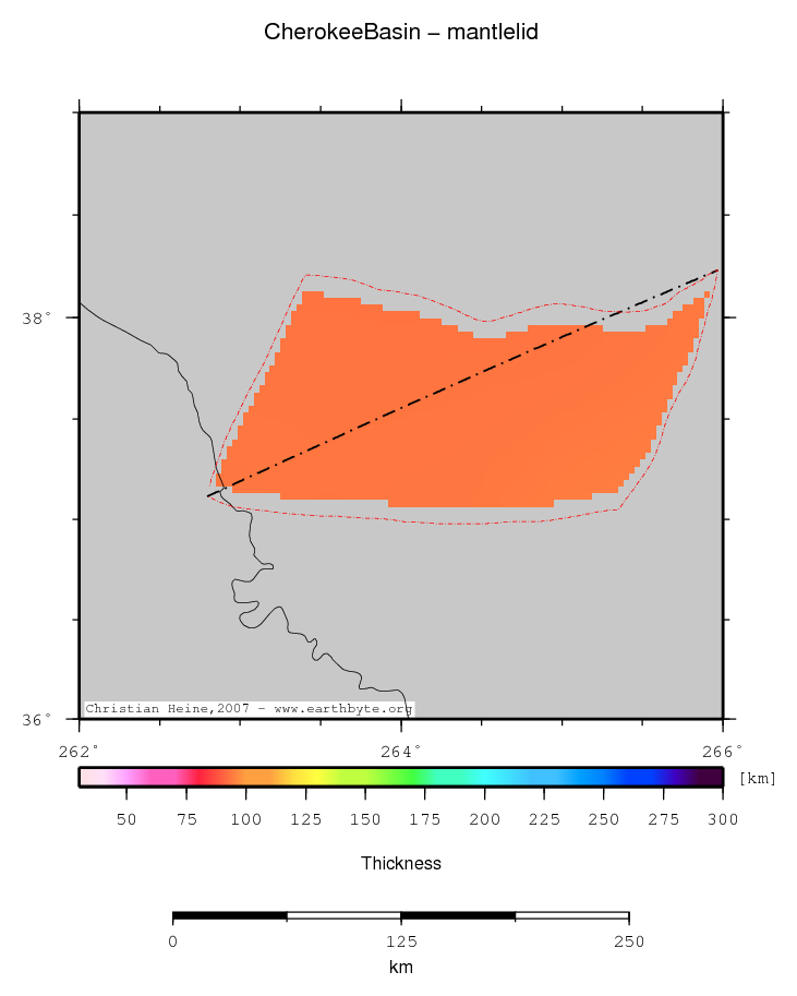 Cherokee Basin location map