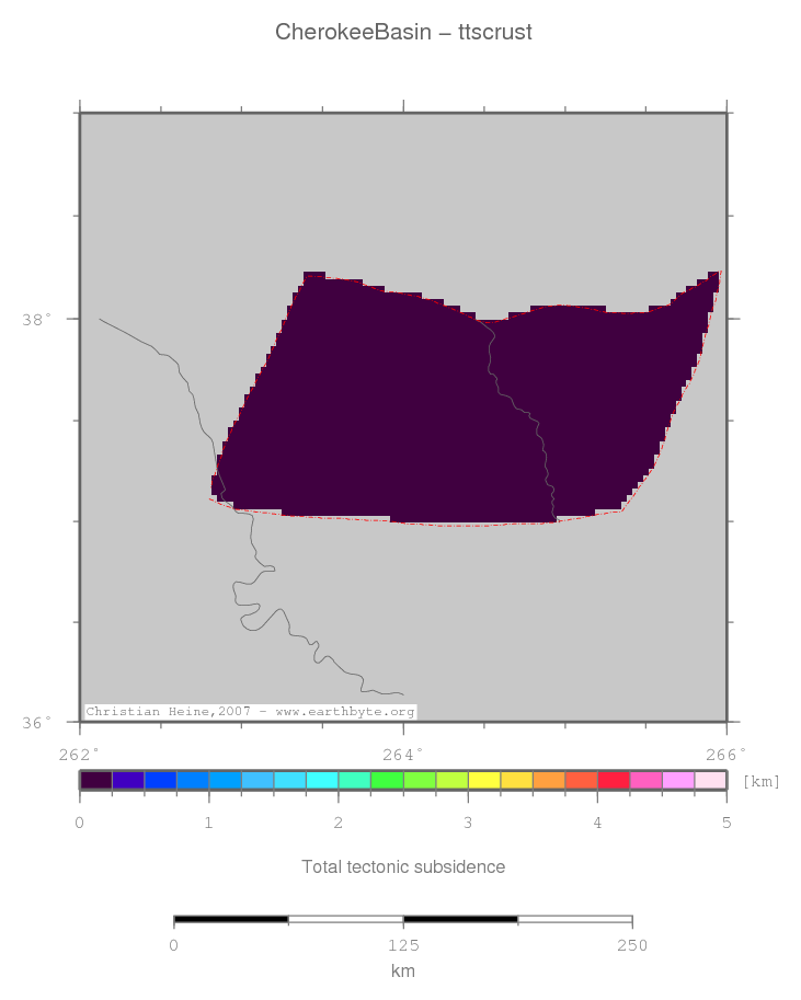 Cherokee Basin location map