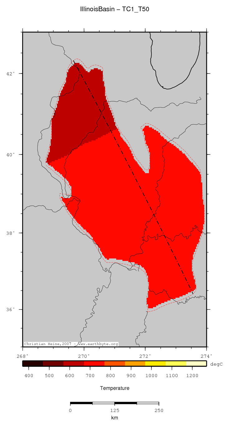 Illinois Basin location map