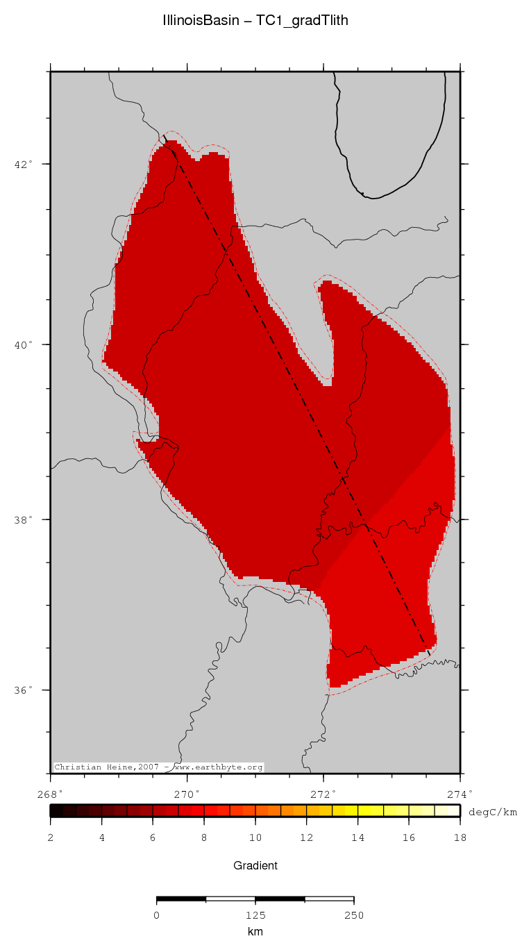 Illinois Basin location map