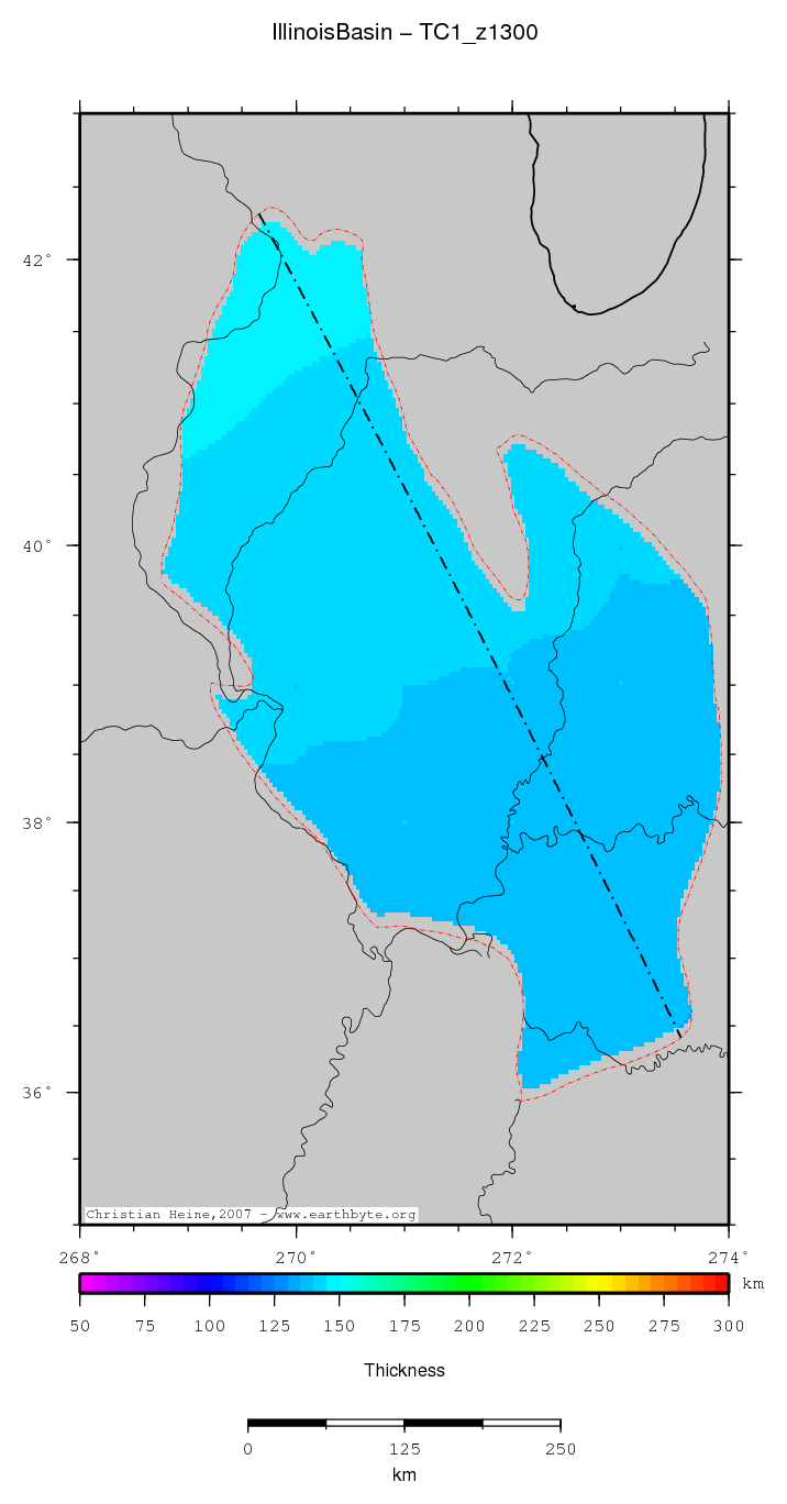 Illinois Basin location map