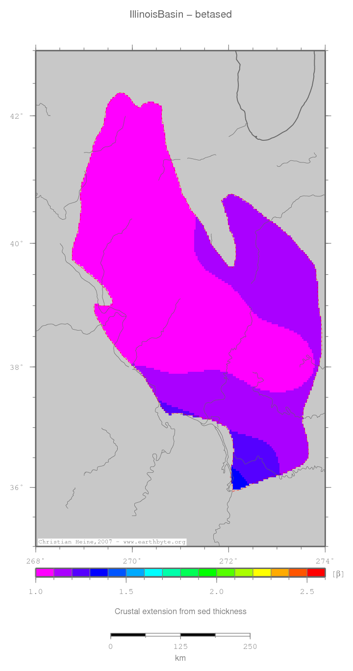 Illinois Basin location map