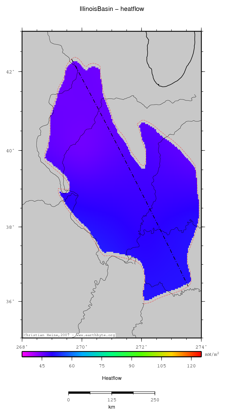 Illinois Basin location map