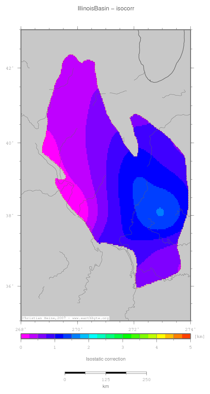 Illinois Basin location map