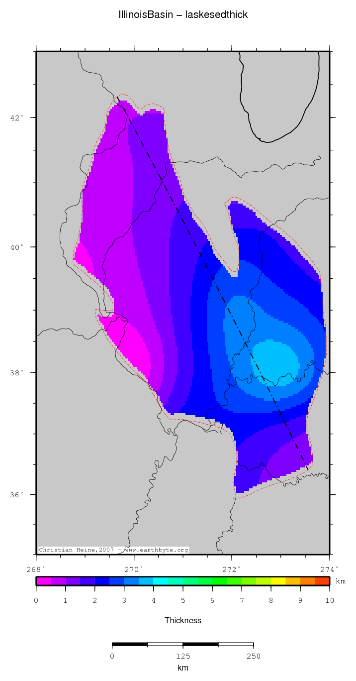 Illinois Basin location map