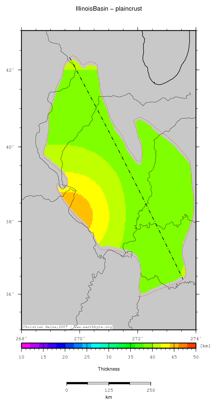 Illinois Basin location map