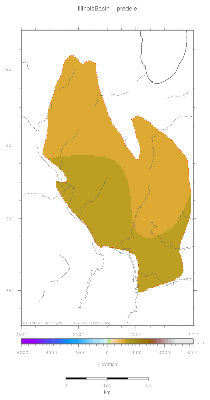 Illinois Basin location map