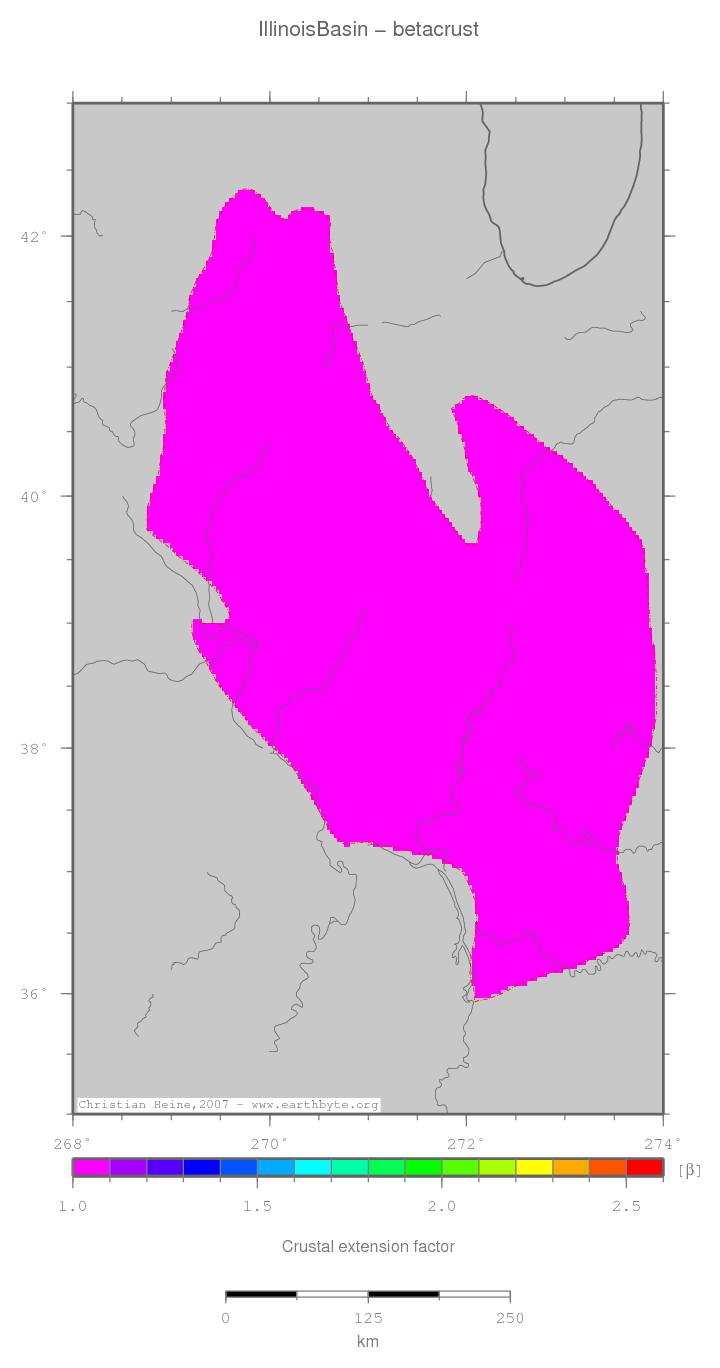 Illinois Basin location map