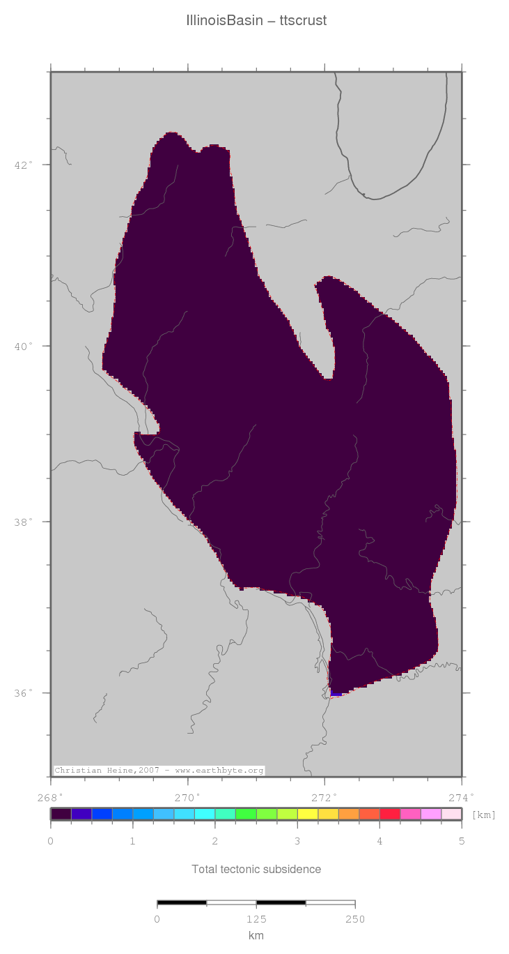Illinois Basin location map