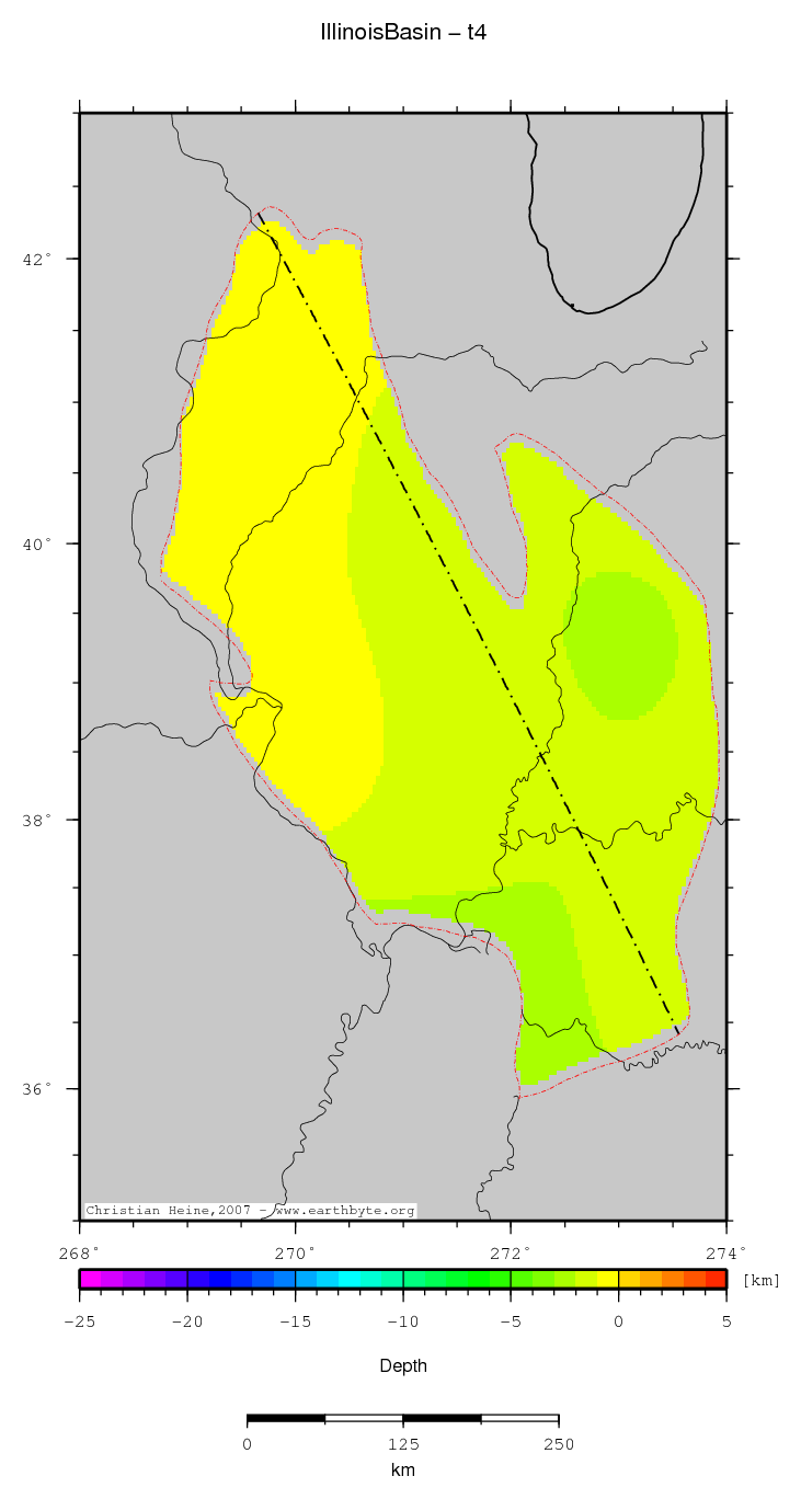 Illinois Basin location map