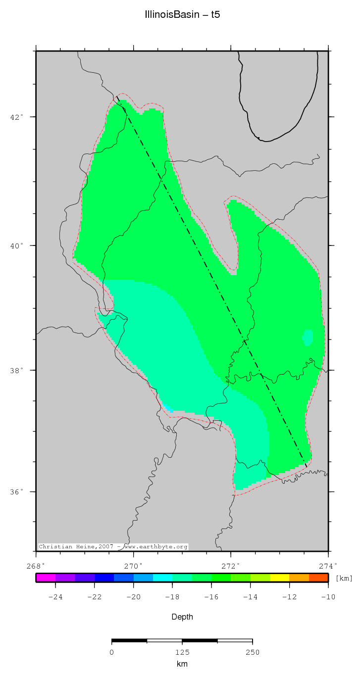 Illinois Basin location map