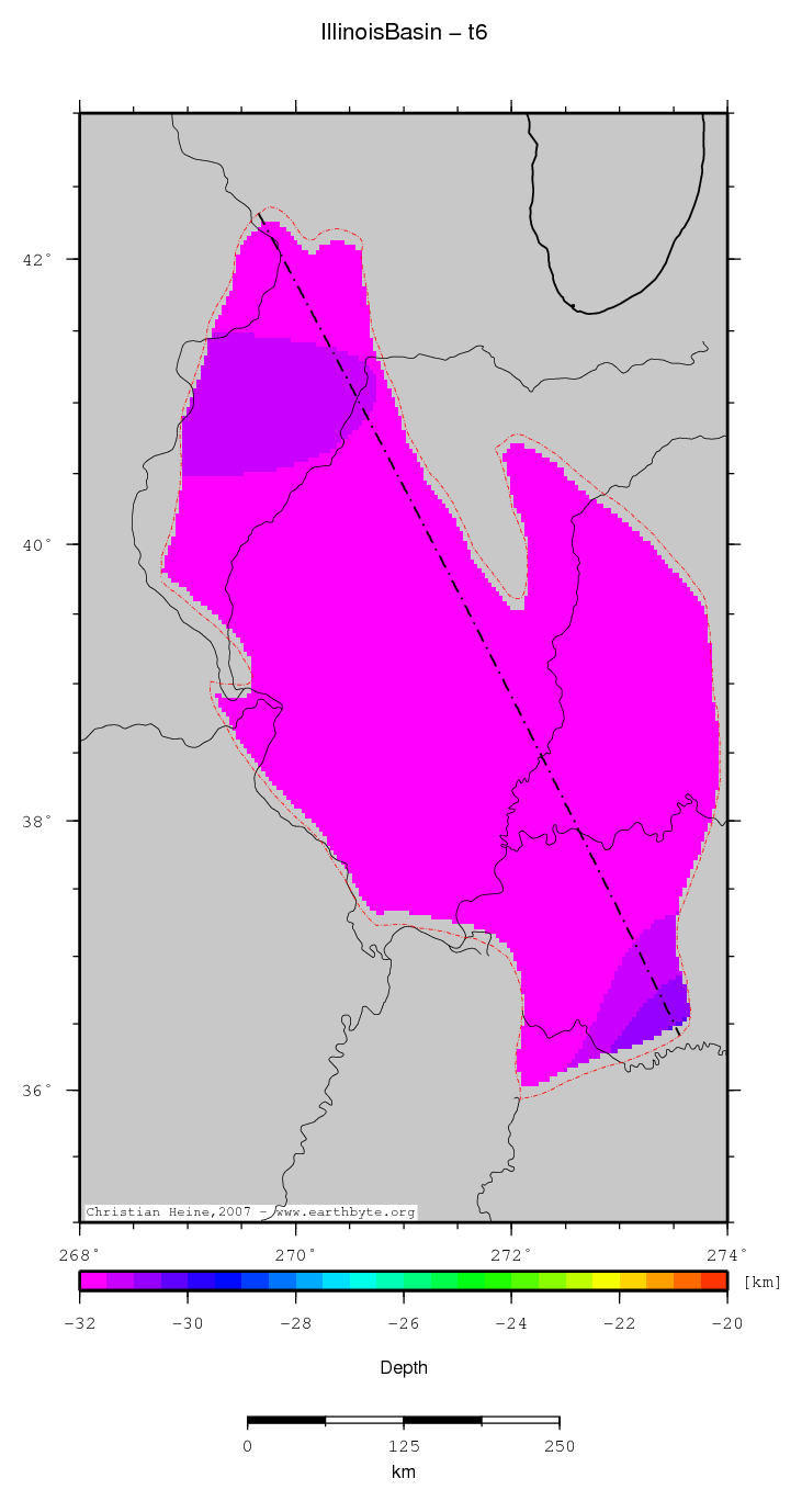 Illinois Basin location map