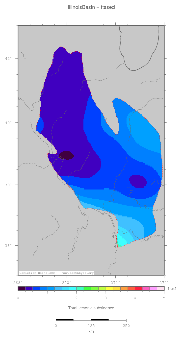 Illinois Basin location map