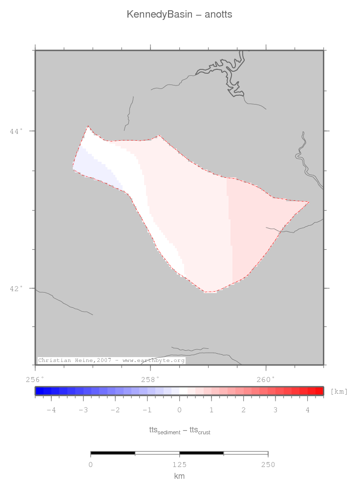 Kennedy Basin location map